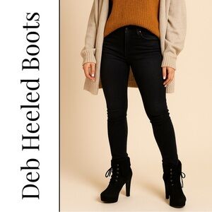 DEB HEELED BOOTS